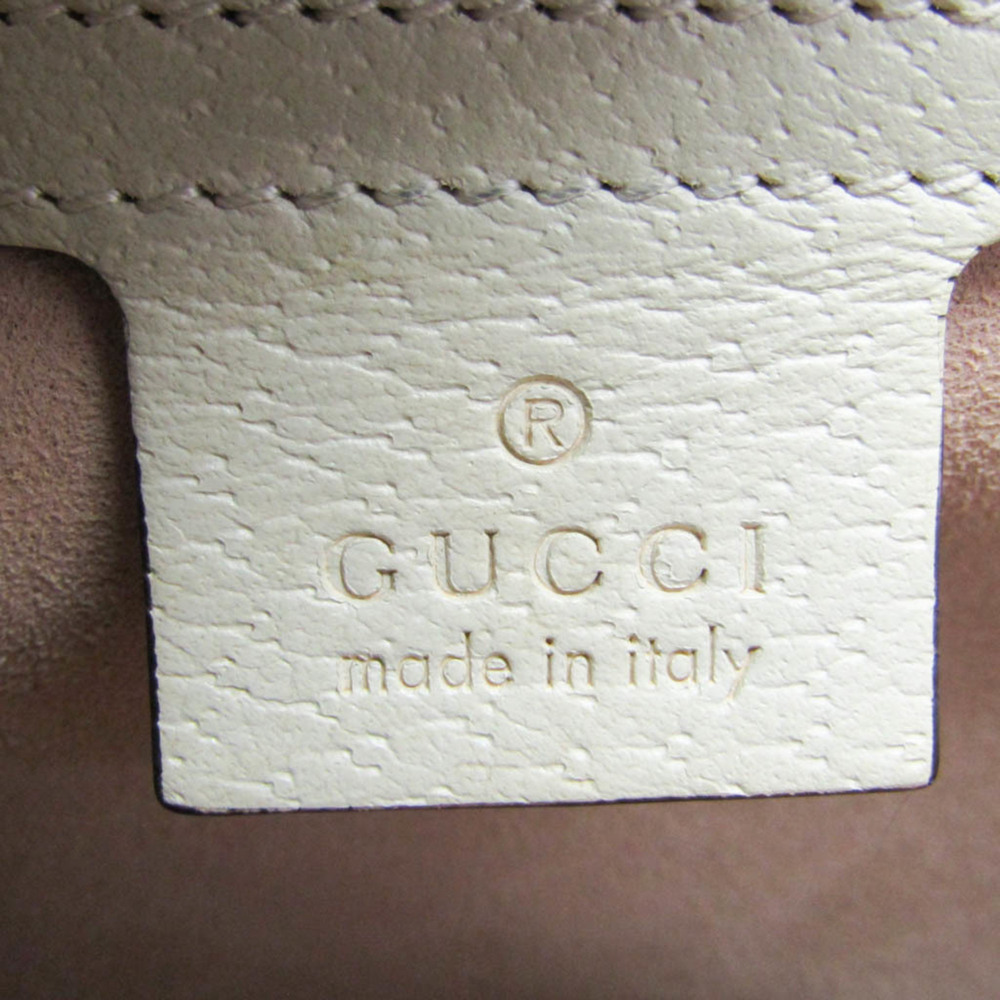 GUCCI Brown Leather Heart Shoulder Bag - Picture 15 of 16